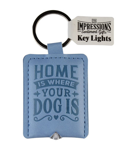 Picture of HOME IS WHERE YOUR DOG KEYRING